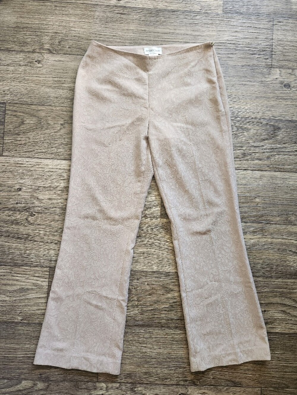 André Oliver Paisley Jacquard Flare Dress Pants Size 6
